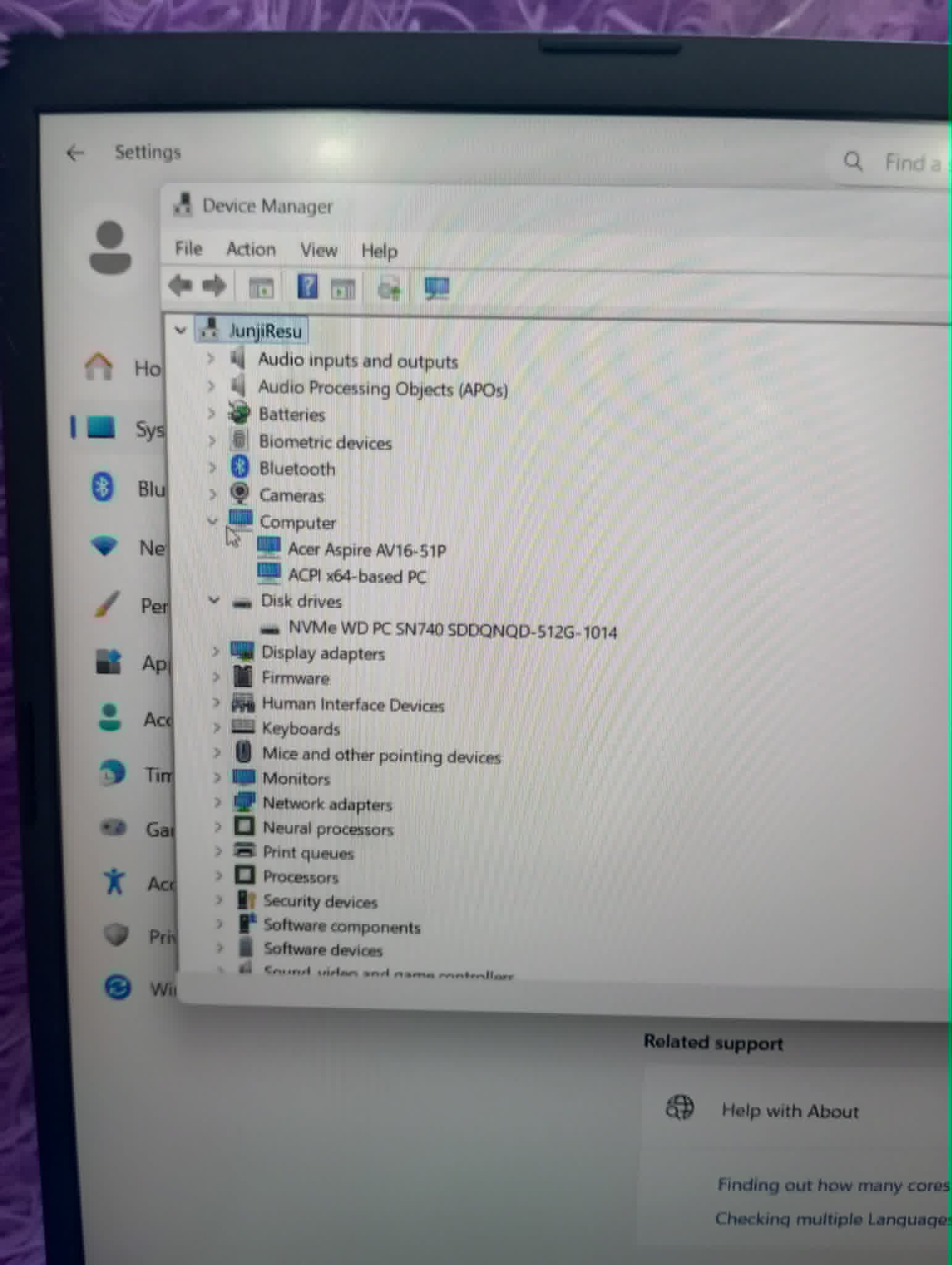 Acer Aspire Vero 16