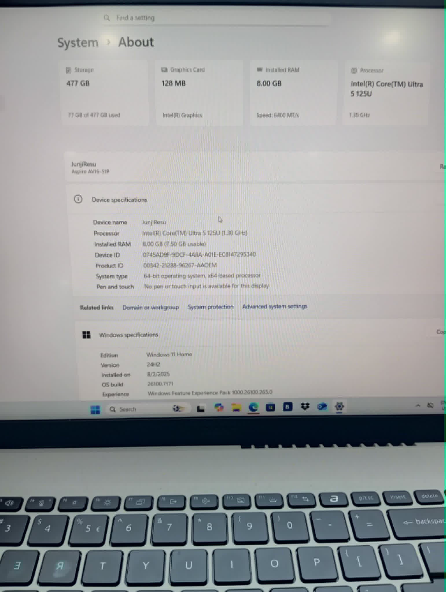 Acer Aspire Vero 16