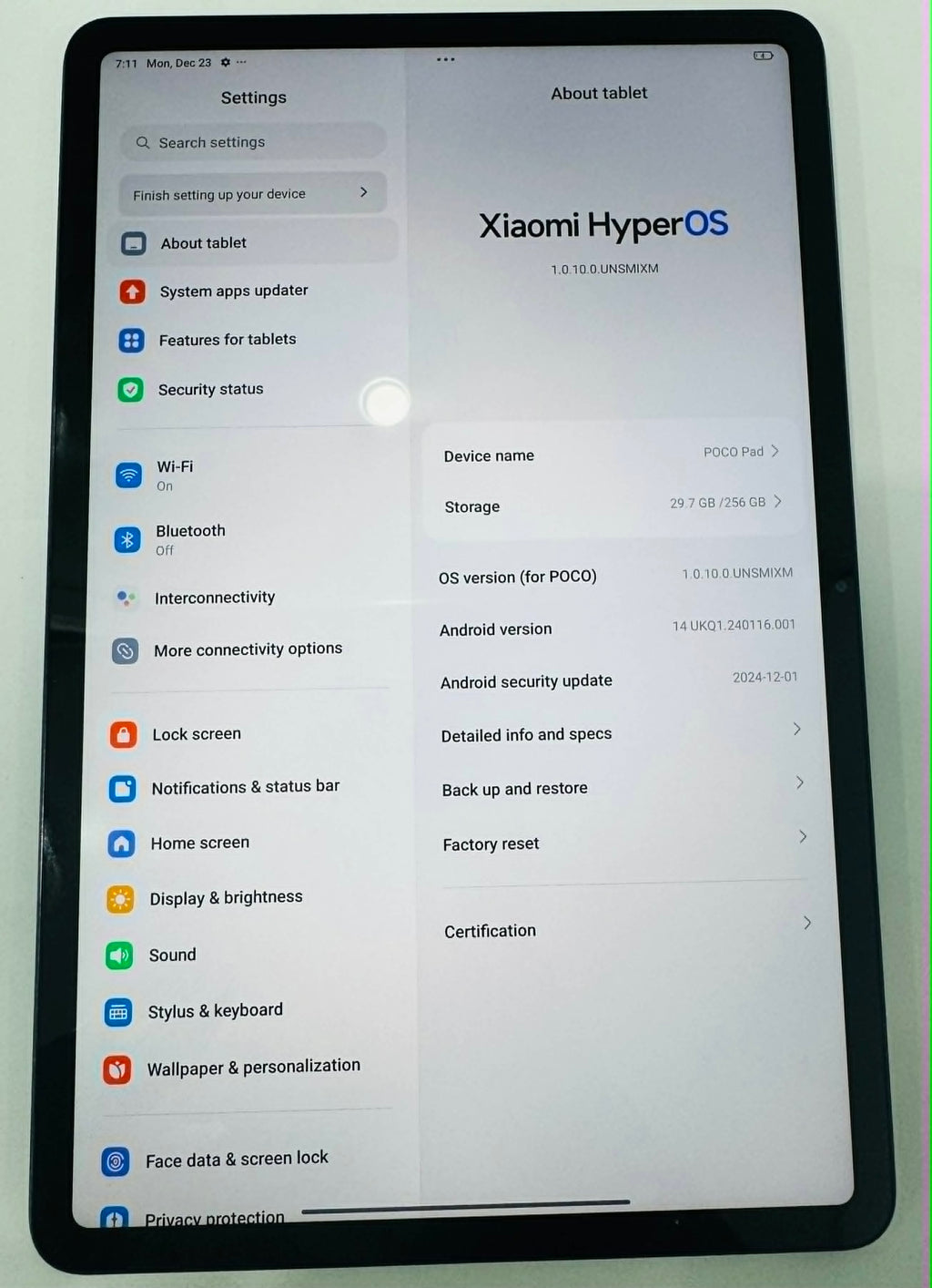 Xiaomi Poco Pad