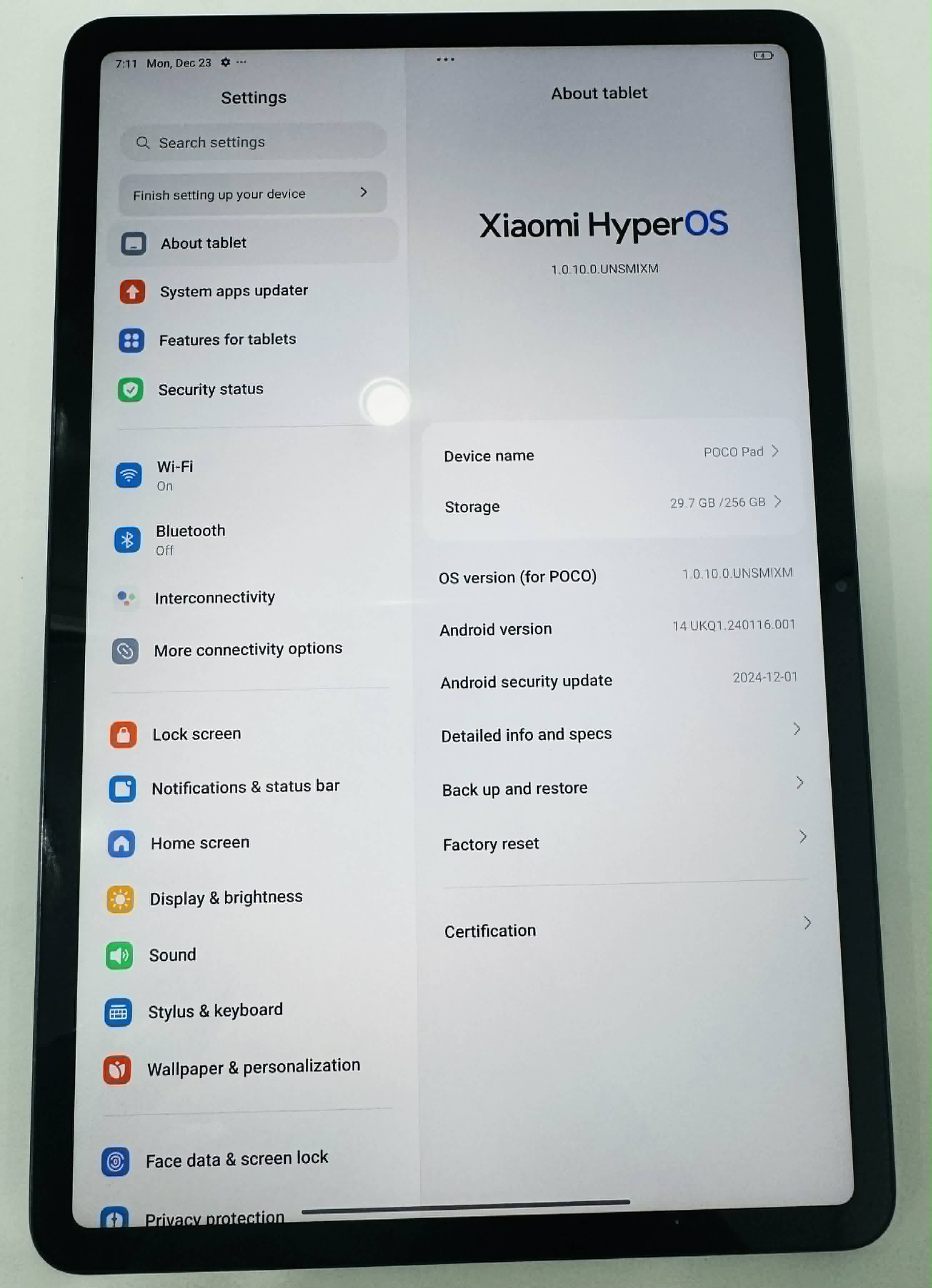 Xiaomi Poco Pad
