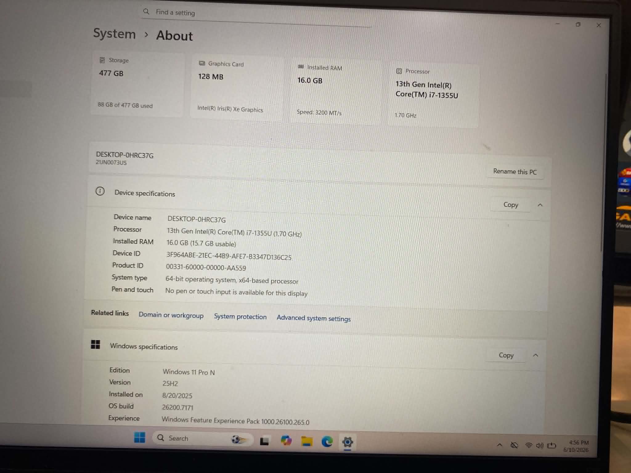 Lenovo ThinkPad E16 Gen 1