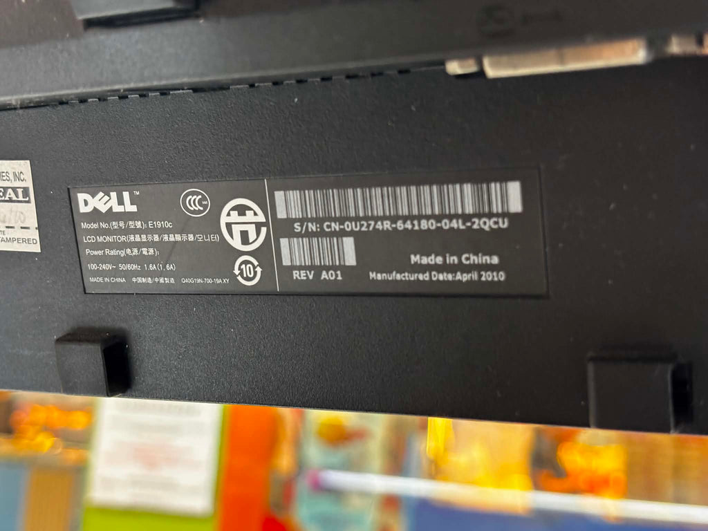 Dell Widescreen LCD Monitor 19”