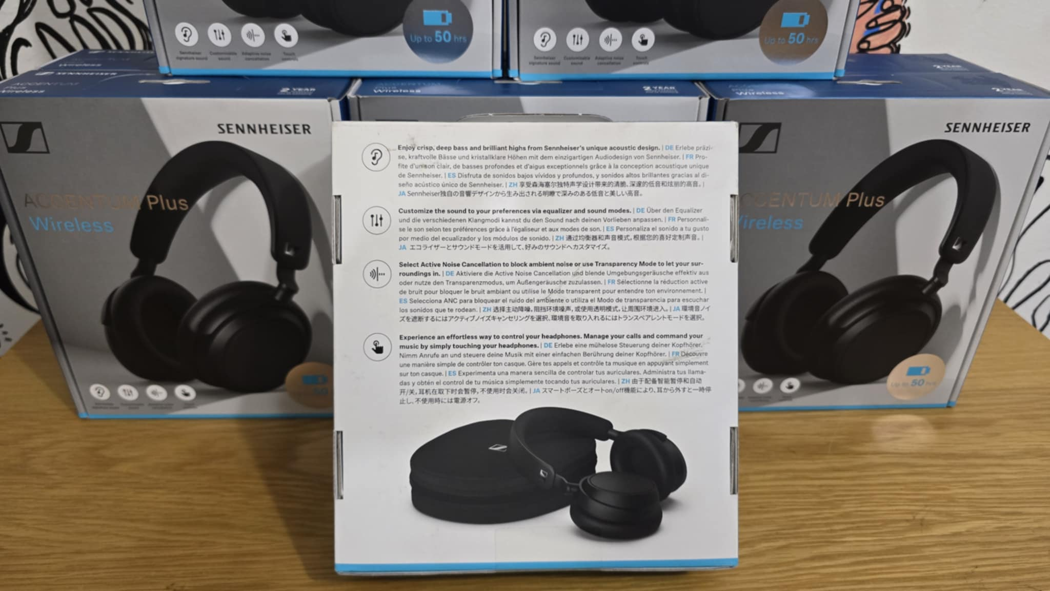 Sennheiser Headphones Accentum 4 Black Brand New Sealed
